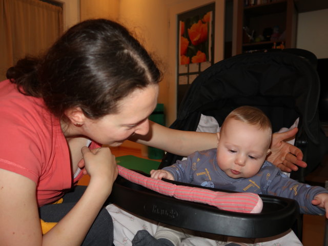 Sabine und Nils in Brigittes Wohnung