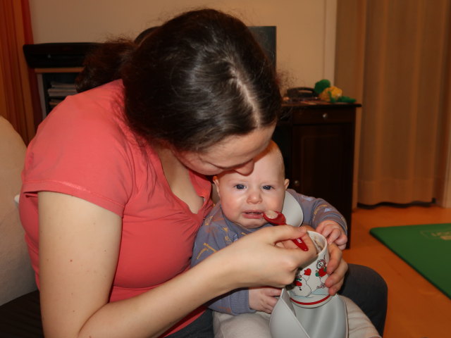 Sabine und Nils in Brigittes Wohnung