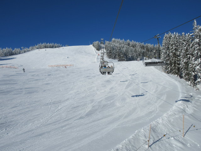 Hirschkogelpiste von der Hirschkogelbahn aus