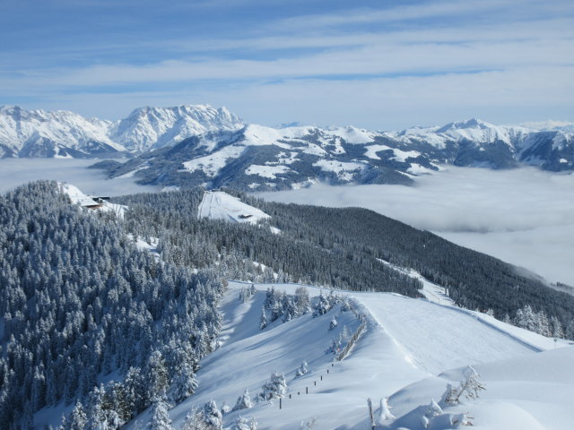 Sonnengratpiste vom Salersbachköpfl aus