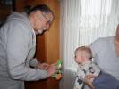 Papa, Nils und Sabine im Haus meiner Eltern