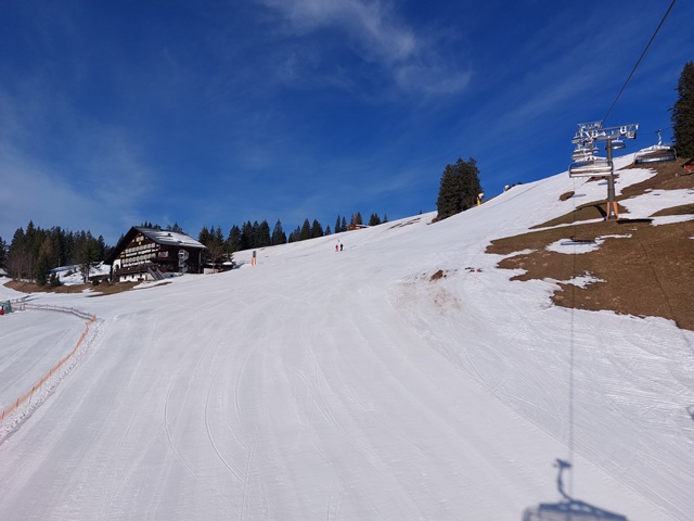 Schwarzeckpiste vom Almen-8er Schwarzeck aus