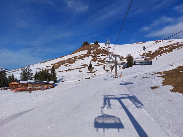 Schwarzeckpiste vom Almen-8er Schwarzeck aus