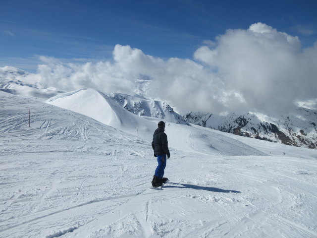 Markus auf der Piste Teppes (16. März)