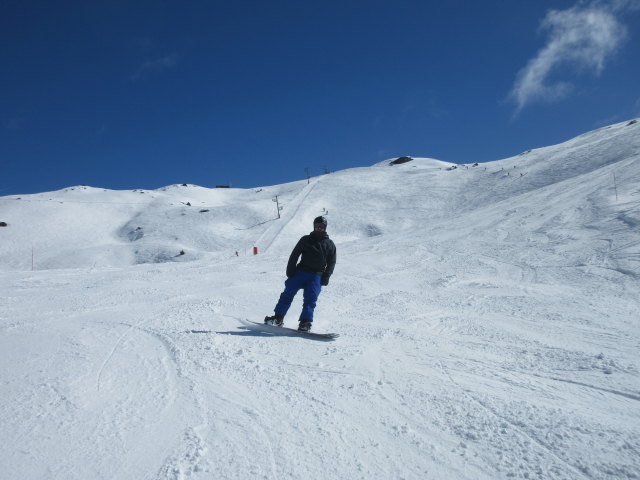 Markus auf der Piste Teppes (16. März)