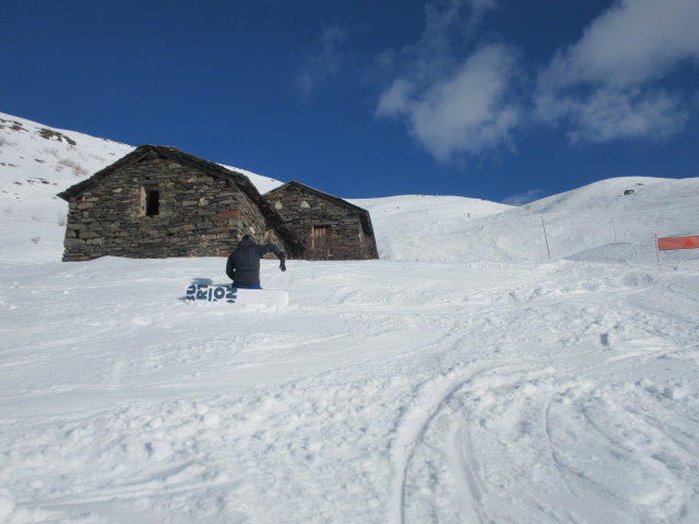 Markus auf der Piste Menuires (16. März)