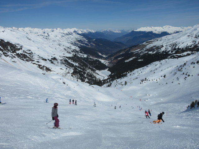 Markus auf der Piste Combe du Vallon (19. März)