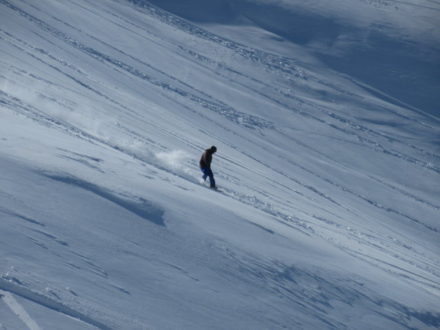 Markus neben der Piste Niverolle (19. März)