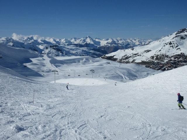 Markus neben der Piste Portette (19. März)