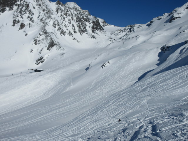 Markus neben der Piste Asters (19. März)