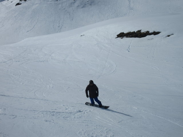 Markus zwischen Pointe de la Masse und Lac du Lou (20. März)