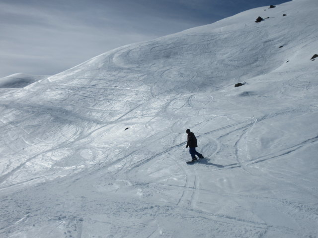 Markus zwischen Pointe de la Masse und Lac du Lou (20. März)