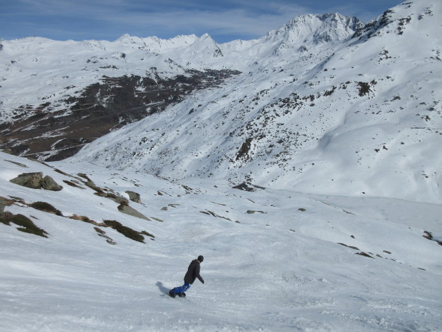 Markus zwischen Pointe de la Masse und Lac du Lou (20. März)