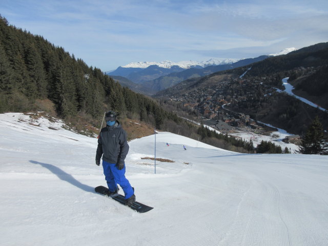 Markus auf der Piste Lièvre (22. März)