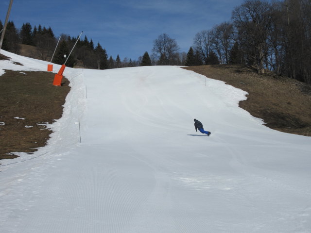 Markus auf der Piste Gélinotte (22. März)