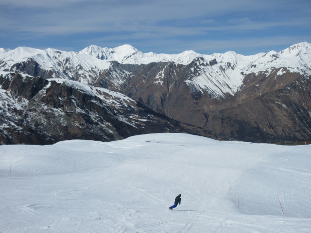 Markus auf der Piste Pramint (22. März)