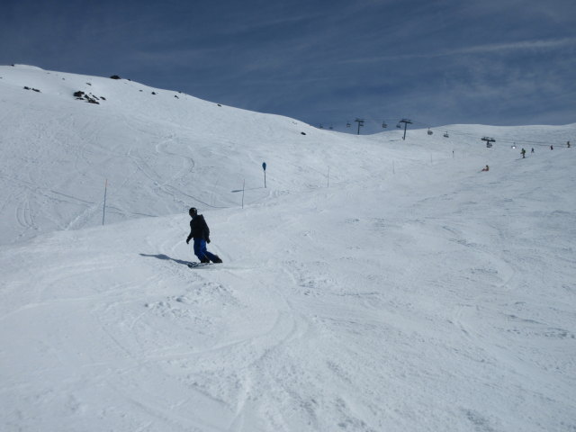 Markus auf der Piste 3 Marches (22. März)