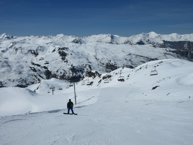 Markus auf der Piste Becca (22. März)