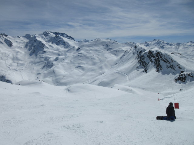 Markus auf der Piste Alouette (22. März)