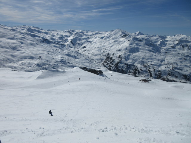 Markus neben der Piste Mont de la Chambre (22. März)