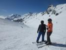 Markus und ich auf der Piste Lory (16. März)