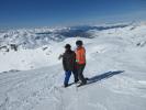 Markus und ich auf der Piste Col de l'Audzin (19. März)