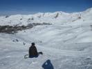 Markus auf der Piste Col de l'Audzin (19. März)