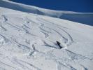 Markus neben der Piste Lac de la Chambre (19. März)