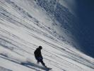 Markus neben der Piste Lac de la Chambre (19. März)