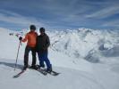 Ich und Markus zwischen Pointe de la Masse und Lac du Lou (20. März)