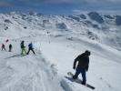 Markus neben der Piste Mont de la Chambre (22. März)