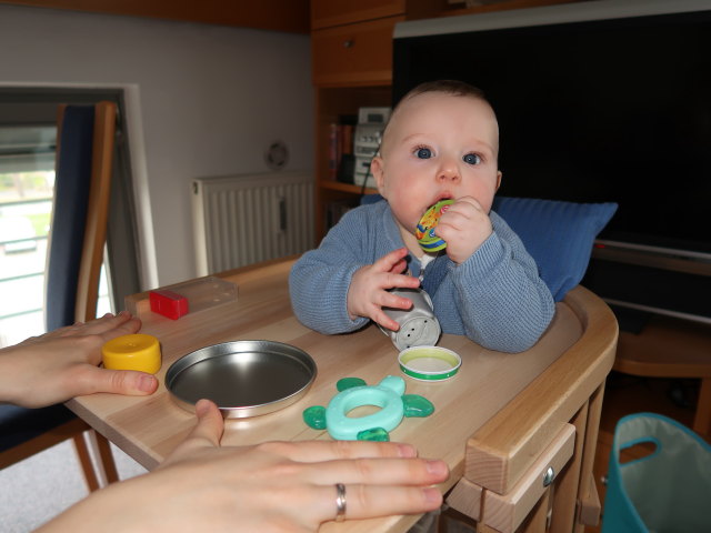 Nils in unserer Wohnung