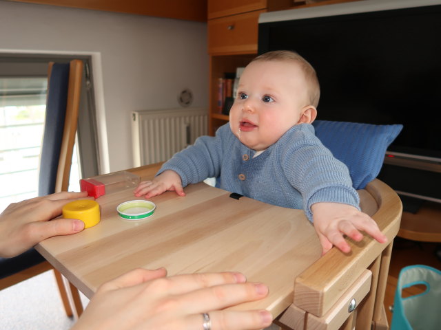 Nils in unserer Wohnung