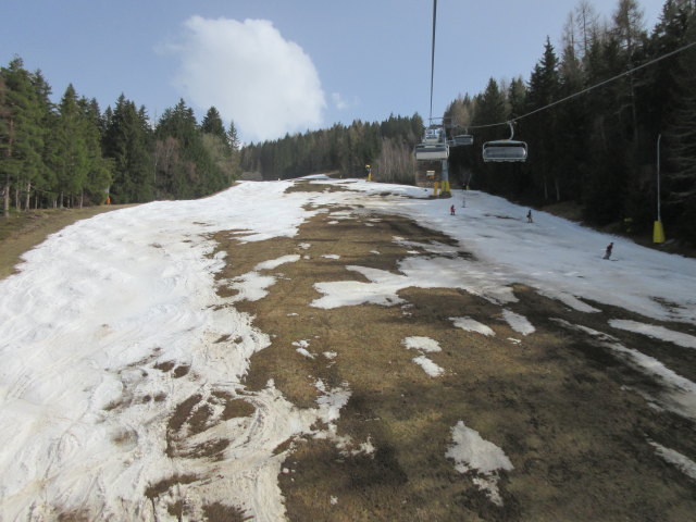 Streicherabfahrt von der Fastenbergbahn aus