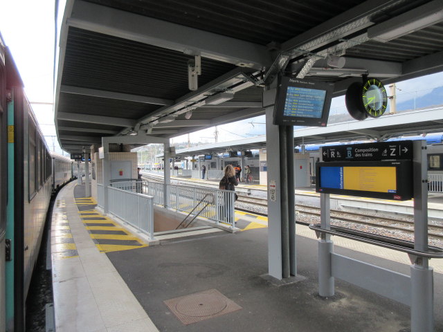 Gare de Chambéry-Challes-les-Eaux (23. März)