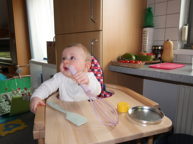 Nils in unserer Wohnung