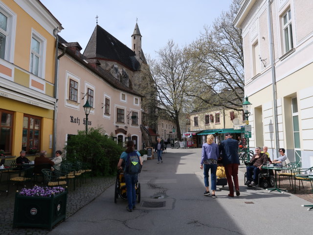 Sabine in der Babenbergergasse in Mödling