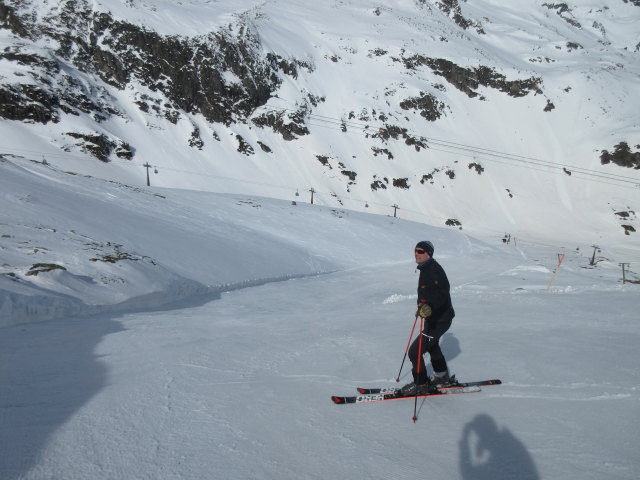 Frank auf der Zehnerabfahrt