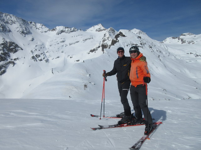 Frank und ich auf der Kalser Tauerntörl-Route