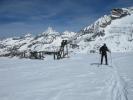 Frank bei der Bergstation der Medelzbahn, 2.561 m