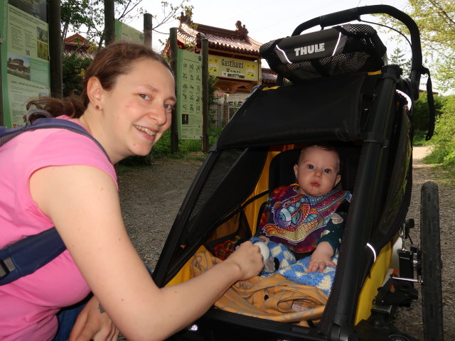 Sabine und Nils in der Esslinger Furt