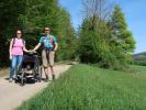 Sabine, Nils und ich zwischen Wienerwaldsee und Wolfsgraben