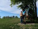 Nils, Sabine und ich am Tabor, 428 m