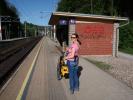 Nils und Sabine im Bahnhof Pressbaum, 326 m