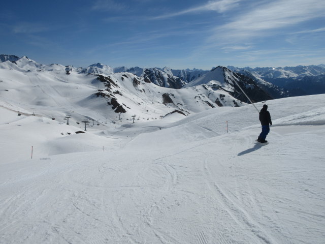 Markus auf der Piste 70a (14. Apr.)