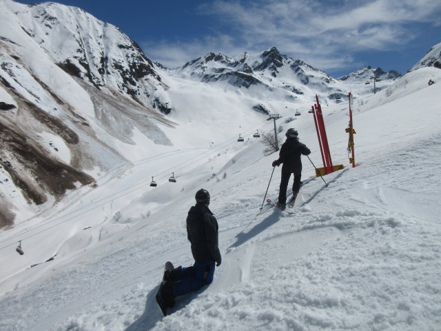 Markus und Melanie auf der Piste 4a (14. Apr.)