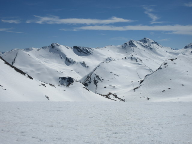 vom Piz Val Gronda Richtung Süden (14. Apr.)