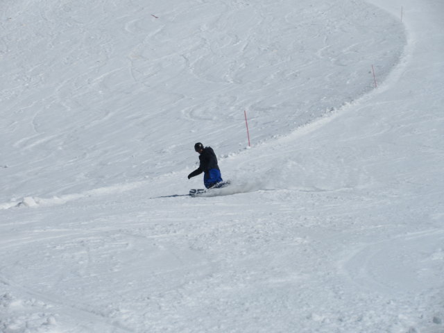 Markus auf der Piste 14b (14. Apr.)