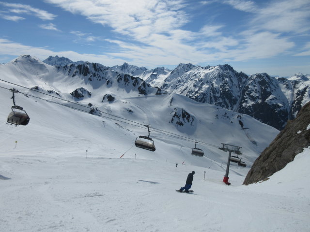 Markus auf der Piste 14a (14. Apr.)