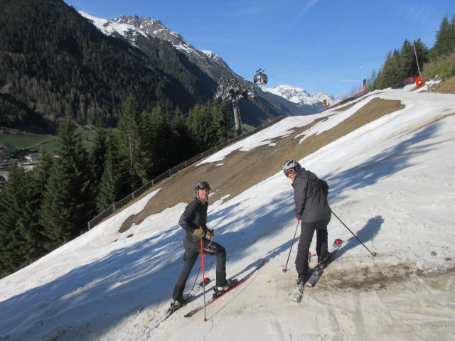 Frank und Melanie auf der Piste 1 (14. Apr.)